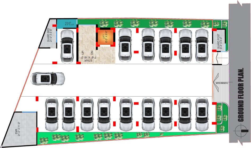 Parking/Ground Floor Plan 2