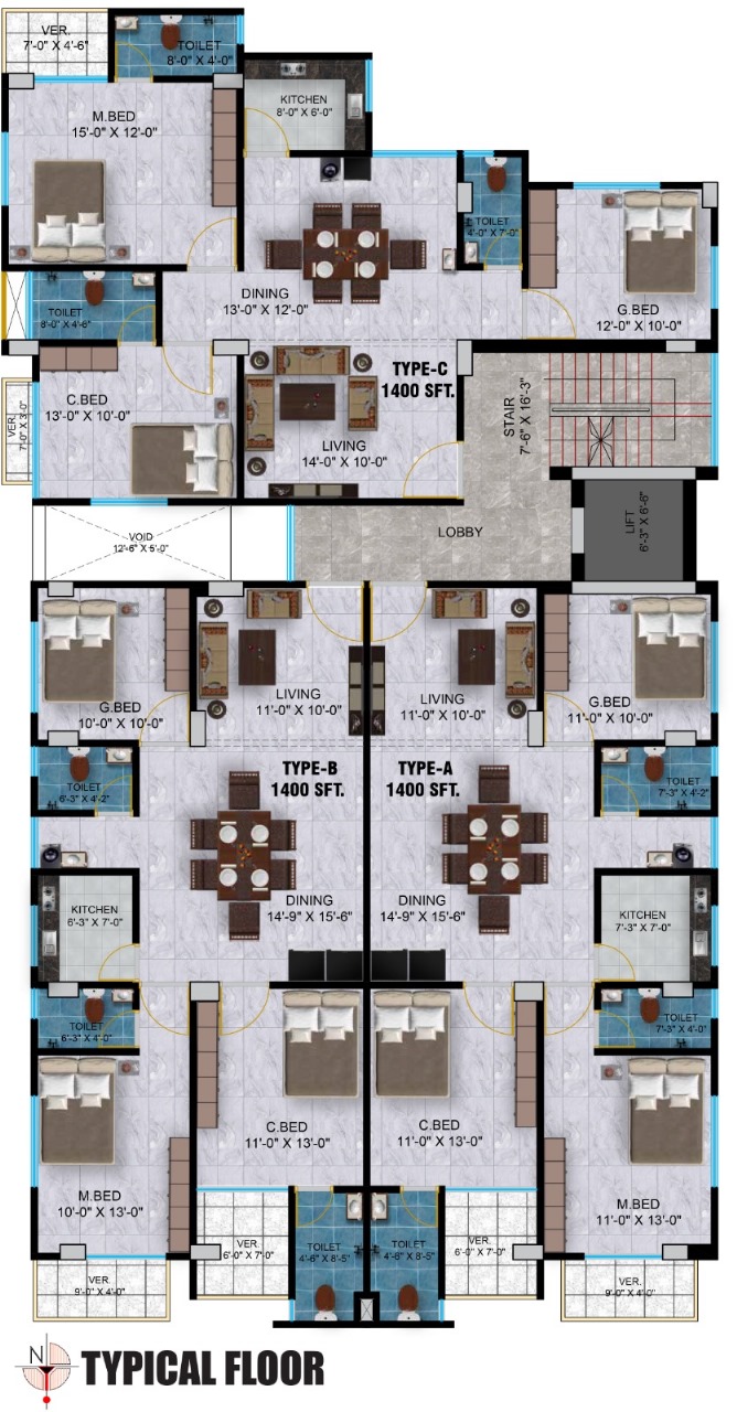 Typical Floor Plan 2